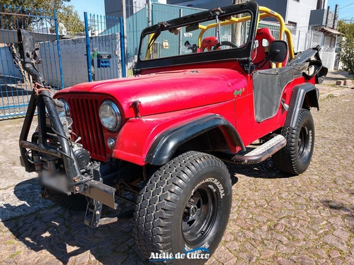Jeep Willys Cj5 1964 Motor Opala 4c Pronto Para Trilha