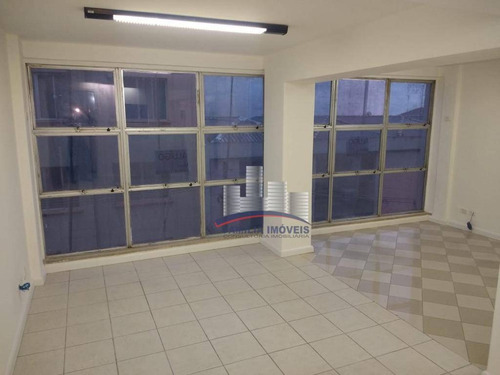 Imagem 2 de 15 de Conjunto Para Alugar, 44 M² Por R$ 1.600,00/mês - Centro - Santos/sp - Cj0060
