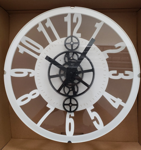 Reloj De Pared Gear Wall Clock, Decorativo