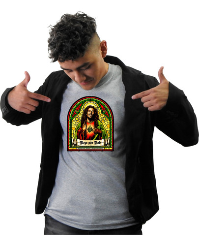 Playera Diseño Bob Marley Grupos Musicales Reggae Estreno 