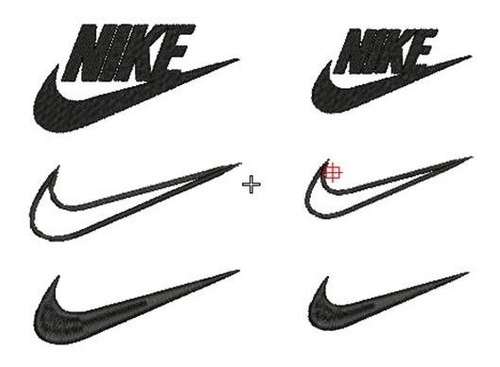 Matrices Para Maquinas De Bordar Logo Nike X 6