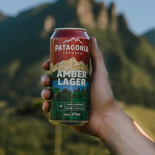 Cerveza Patagonia Amber Lager Lata 473ml X24