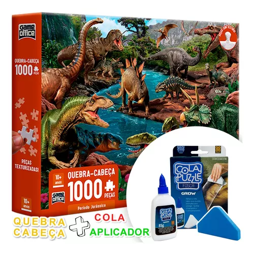 Quebra Cabeça Período Jurássico Puzzle 1000pçs - Game Office