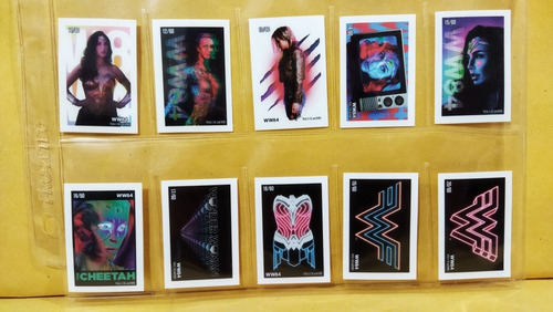 Colección Completa De Stickers Wonder Woman Doritos Dc (Usado)