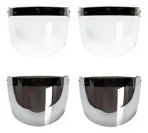 Comprar 4x Parabrisas De Cara Abierta 3 Broches Parabrisas De Visera