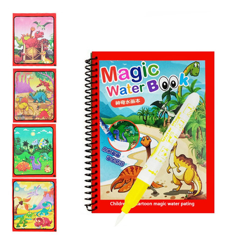 F0 Magic Water Drawing Book Pintura Tablero Para Colorear Ch