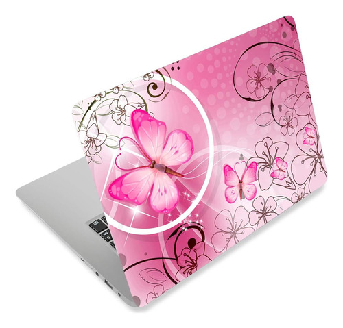 Pink Butterfly11.6 13 13.3 14 15 15.6 Inches Netbook La...
