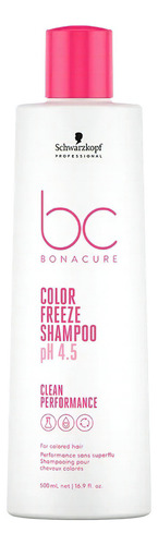 Shampoo Bonacure Clean Color Freeze Ph 4.5 Schwarzkopf 500ml