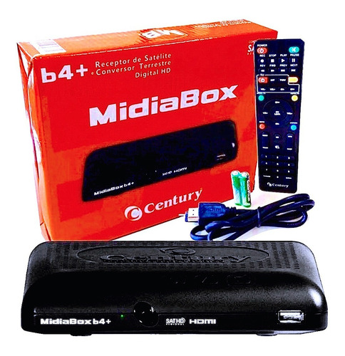 Receptor E Conversor Terrestre Midiabox B4 Hdtv Century