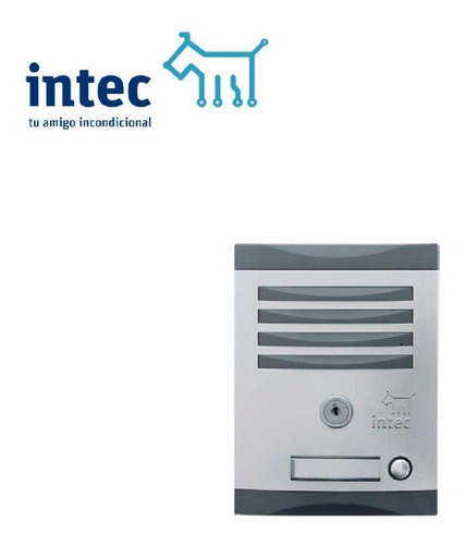 Frente De Calle 1 Boton Para Interfon Intec Ink-1