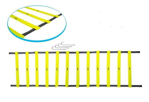 Escalera De Agilidad Entrenamiento Equilibrio Gym 6 Metros