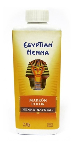 Henna Egyptian Polvo 90g Tiziano Dorado Rubio Castaño Marron