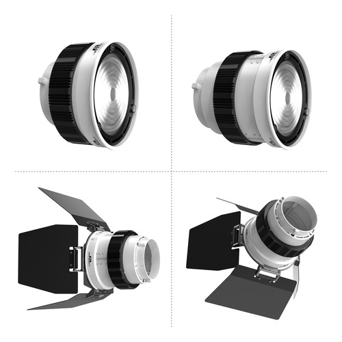// Lente Fresnel Para Enfoque Óptico De 10° A 45° Con