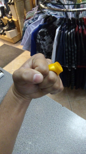 Dc Anillo Yellow Lantern, Sinestro Corps, Plastico!! (Usado)