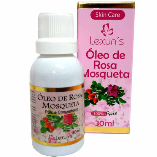 Óleo De Rosa Mosqueta 30 Ml Kit C/ 3 Und Lexun's