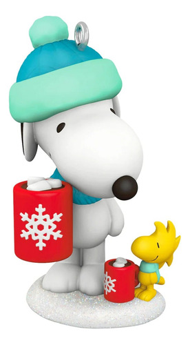 Snoopy Adorno Mini Árbol Navidad Peanuts Colgante Hallmark Color Multicolor