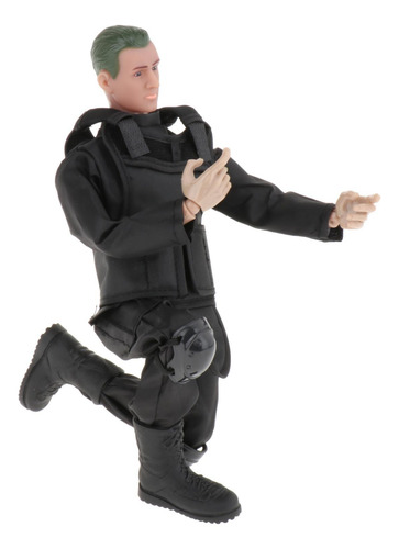 Conjunto De Modelo De De Polícia Realista, Escala Preto