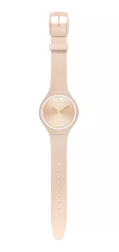 Relojes Swatch Reloj Contrasted Simplicity Dorado Color del fondo Plateado