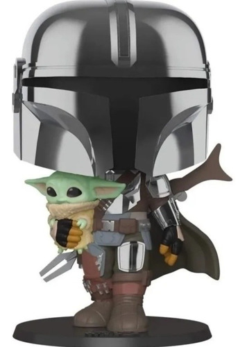 Pop 10 Sw The Mandalorian - Mandalorian W/child #380