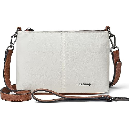Latmap Bolsos Para Mujer Wristlet Clutch Wallet Leather