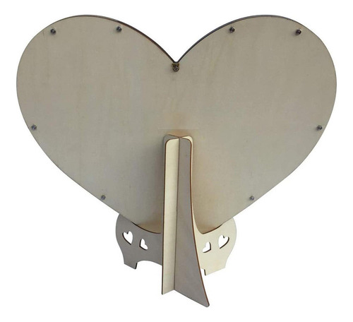 Recepción De Boda En Forma De Corazón Libro De Invitados
