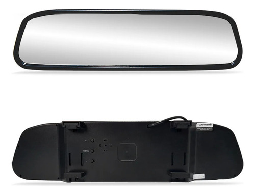 Retrovisor Visor Com Tela 4,3 Para Câmera Ré Rs520br Lcd