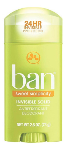 Ban Stick Desodorante Roll-on Sweet Simplicity Com 73g