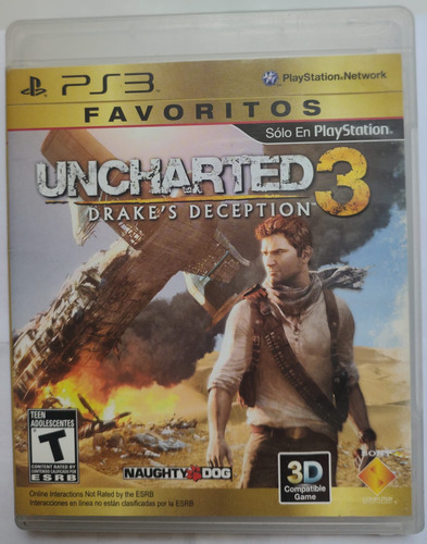 Uncharted 3 Drake's Deception Original Playstation 3 (Usado)