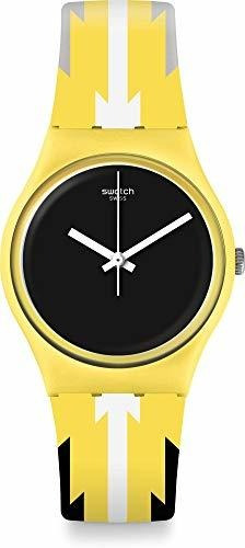 Reloj Swatch De Cuarzo Suizo Para Mujer Con Correa De Silico