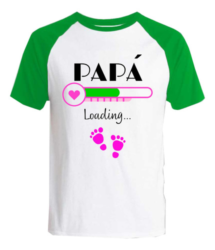 Remera Ranglan Futuro Papá, Noticia Embarazo, Loading.