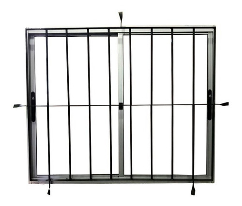 Ventana De Aluminio Reja 16 150x120 Oferta!!!