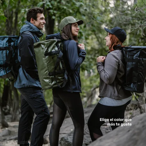 Bolso Deportivo Impermeable Duffel 60 Lts Lhotse Black