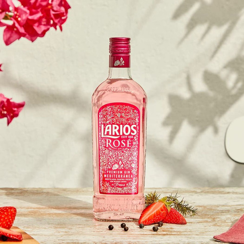 Caja De 6 Ginebra Larios Rose 700 Ml