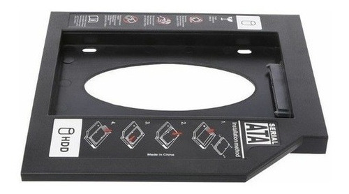 Imagen 6 de 9 de Caddy Ssd Adaptador Segundo Disco Duro/ssd 9.5mm/12.7mm Sata