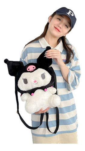 Mochila Mi Melodía Kuromi Bolso De Peluche Cinnamoroll A