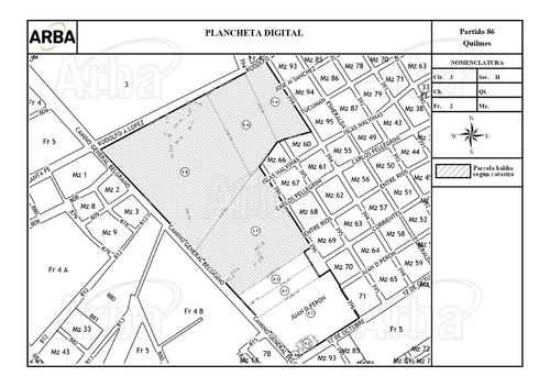 Plancheta Catastral Consulta Arba Catastro Planos Agrimensor