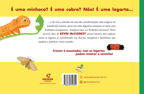 Lagartas - O Que Eu Serei Quando Eu Me Tornar Eu?, De Mccloskey, Kevin. Editorial Mundo Benvira, Capa Mole, Edição 1 Em Português, 2023
