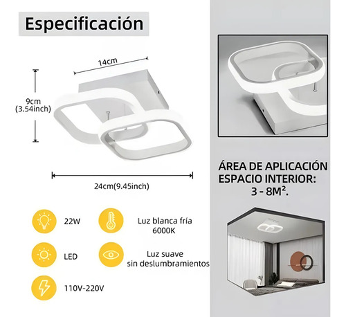 YUJU Lámpara De Techo Lampara Foco Decorativas Led Para Baño Moderna Colgante lamparas colgantes modernas Lampara Decorativa Lamparas Para Interiores Luz Negra Lamparas Techo Led