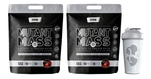 Mutant Mass 2 X 5 Kg + Vaso Mezclador-star Nutrition