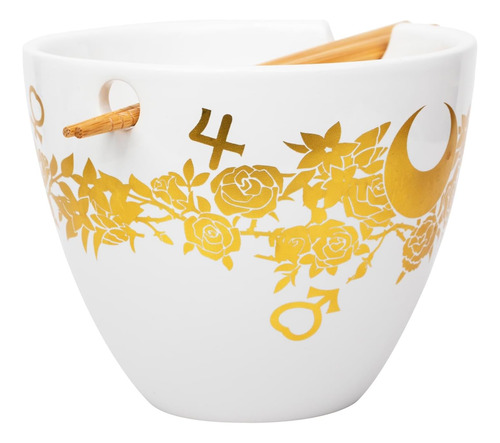 Just Funky Sailor Moon Crystal Foil Ramen Tazón Con Palillos