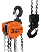 Comprar Tecle manual de cadena Truper POL-3 de 3t con cadena de 6.7m