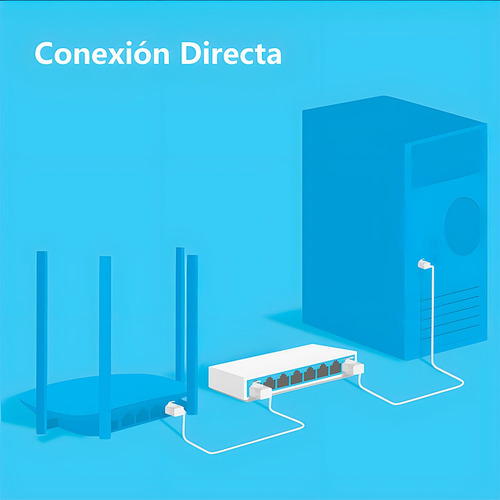 Internet Switch Ethernet 8 Puertos Red 10/100m