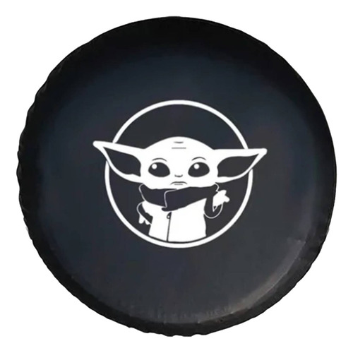 Cubre Rueda Neumático Eco Cuero Aro 15 Baby Yoda