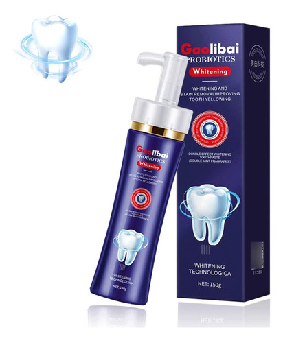 El Dentífrico Blanqueador De Doble Acción Limpia Los Dientes