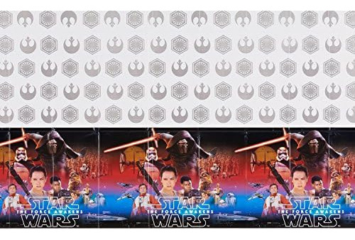 Amscan Star Wars Episodio Vii Mantel De Plástico Para Mesa,