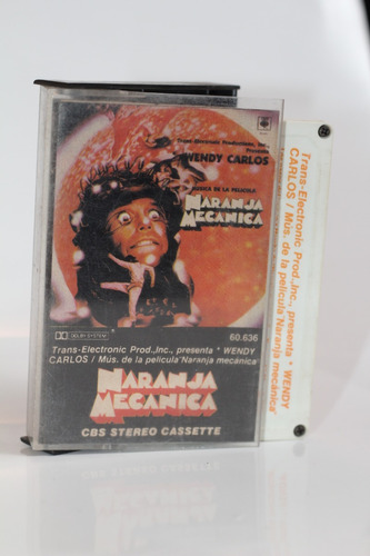 Cassette Naranja Mecánica 1985 Wendy Carlos Clockwork Orange