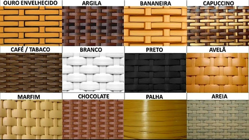 Sofá Chaise 1.60 Cm Fibra Sintética Vime Varanda Área