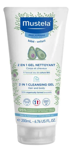 Mustela 2 En 1 Gel Limpiador Piel Normal 200ml