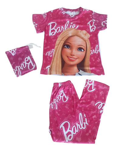 Pijama De Niña  Pantalon Y Blusa Barbie