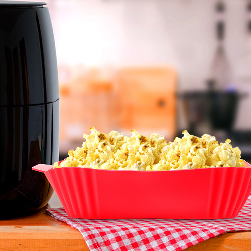 Olla De Silicona Air Fryer, Cuenco De Silicona Para Hornear